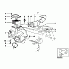 R1100S (259S) Suction silencer / filter cartridge