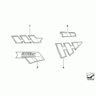 R1100S (259S) Stick-on label 996