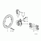 R1200C 98-03 (59C1) Front wheel brake, cast wheel
