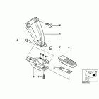 R1200C 98-03 (59C1) Задние подножки