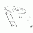R1200C 98-03 (59C1) Comfort seat, co-driver