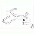 R1200C 98-03 (59C1) Inst.kit, passenger seat rail, large