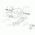 R1200C 98-03 (59C1) Rider saddle
