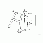 F650 (E169) Центральная подножка