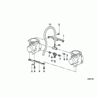 F650 (E169) Carburetor mounting parts