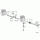 F650 (E169) Carburetor-throttle