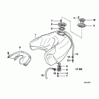 F650 (E169) Fuel tank / external components f650 / 93