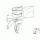 F650 (E169) Сумка на бак F650