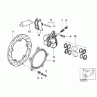K1200LT 99-04 (89V3) Front wheel brake, abs
