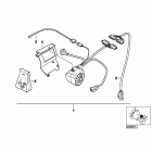 K1200LT 99-04 (89V3) Theft alarm, mounting parts