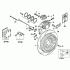 K1200RS 98-01 (89V3) Rear wheel brake / abs