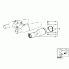 R1200C 98-03 (59C1) КРЫШКА ВЫХЛОПНОЙ СИСТЕМЫ