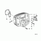 R1100RS (259S) Cylinder head, gasket, camshaft cover
