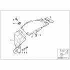 K1200RS 98-01 (89V3) Rear mudguard / mounting parts, mounting