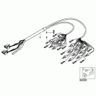 K1200RS 98-01 (89V3) Wiring harness for instrument cluster