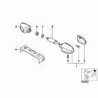 K1200RS 98-01 (89V3) Turn indicator, rear