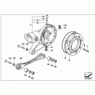 K1200RS 98-01 (89V3) Rear-axle-drive parts