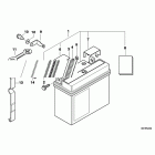 R1100R (259R) Battery, maintenance-free