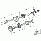 R1100R (259R) 5-speed trans. output shaft m 97