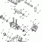 SPORTSMAN 700 - A04CH68AU/CU Crankcase and crankshaft