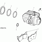 SPORTSMAN 6X6 - A04CL50AA Задний тормозной суппорт