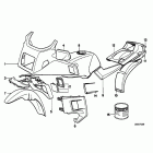 K100LT (K589) Painted parts 647 tabakbraun