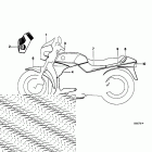 K75C (K569) Painted parts 673 topasrotviolett