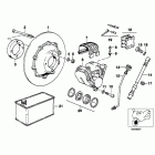 R100GS PD 91-95 (47E2) Тормоза переднее колесо