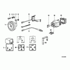 R100GS (47E1) Horn  /  various relays and switches