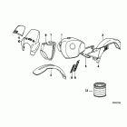 R100GS (47E1) Painted parts 640 avusschwarz