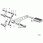 R100GS 91-95 (47E2) External shifting parts / shift lever
