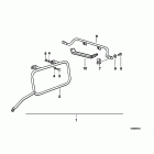 R100GS PD (47E1) Case holder f low exhaust system