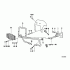 R100GS PD 91-95 (47E2) Main tube / mounting parts, mounting