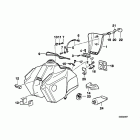 R100GS PD 91-95 (47E2) Fuel tank mounting parts pd