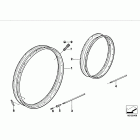 R100GS PD 91-95 (47E2) Spoke wheel rim / spoke