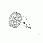 R100GS PD 91-95 (47E2) Wheel hub rear