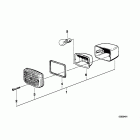 R100RS 88-93 (2478) Turn indicator, rear