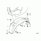 R100RT 88-95 (2478) Крыло заднее