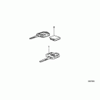 R100RT 88-95 (2478) Key head illuminated