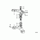 K1 (89V1) Fork brace, bottom / top