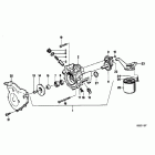 K100LT (K589) Waterpump / oilpump - oil filter