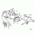K100LT (K589) Casing upper part / headlight