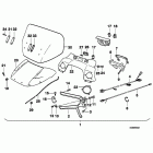 K100LT (K589) Installing set windshield