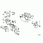 K100LT (K589) Radiotor trim panel center