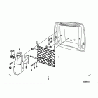 K100LT (K589) Retrofit kit, luggage compartment net