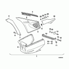 K100RS (K589) Set mounting parts with covering primed