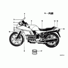 K100RS (K589) Painted parts 621 perlmutt
