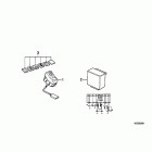K75C (K569) Installing set hazard warning