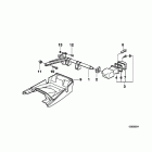 K100RS (K589) Priority vehicle light mounting parts