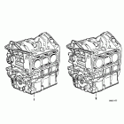 K75C (K569) Short engine / crank case with pistons